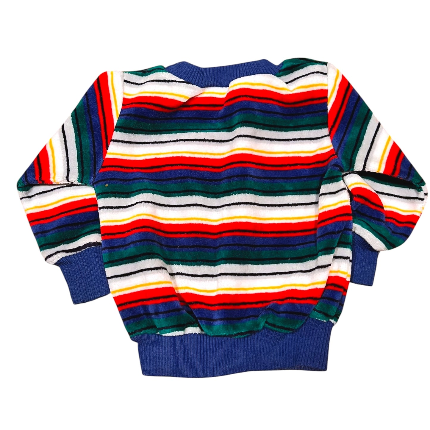 Terry Cloth Striped Sweater - Size 12m