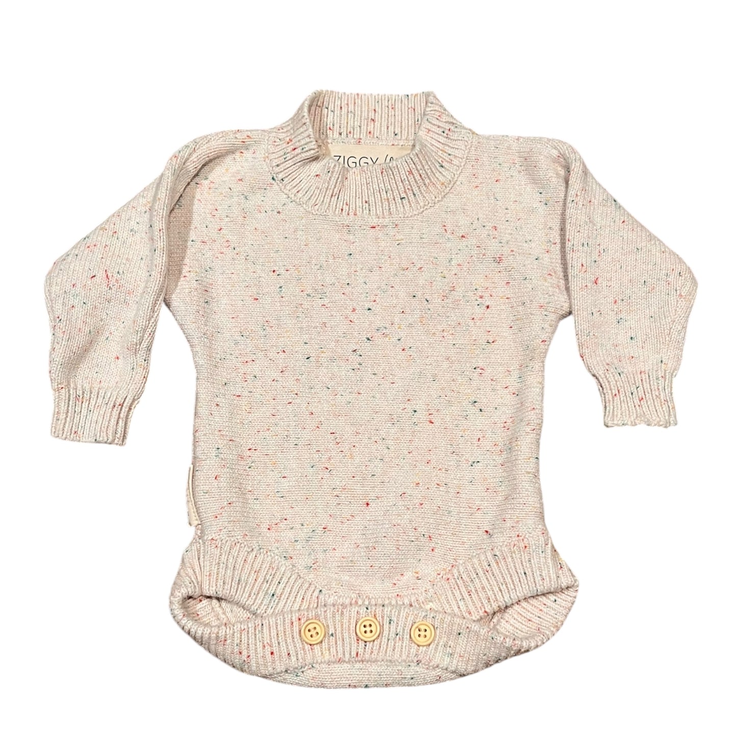 Fleck Knitted Bodysuit - Size Newborn