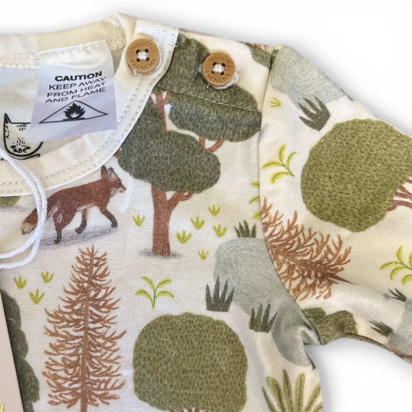Preloved children’s clothing in Perth – Baby Wilson + Frenchy Little Trees Bodysuit from Lottie Loves