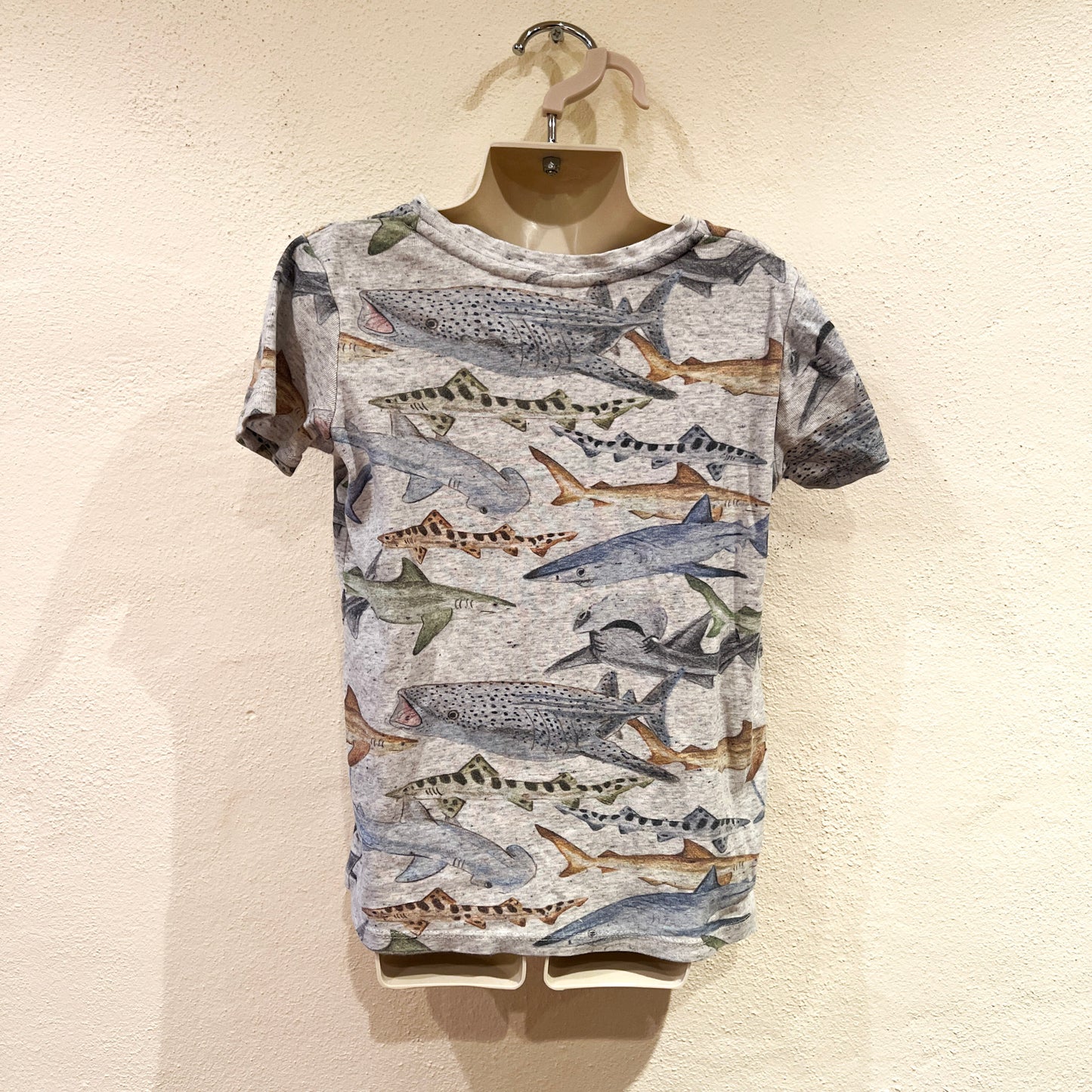 Shark Printed T-Shirt Size 7