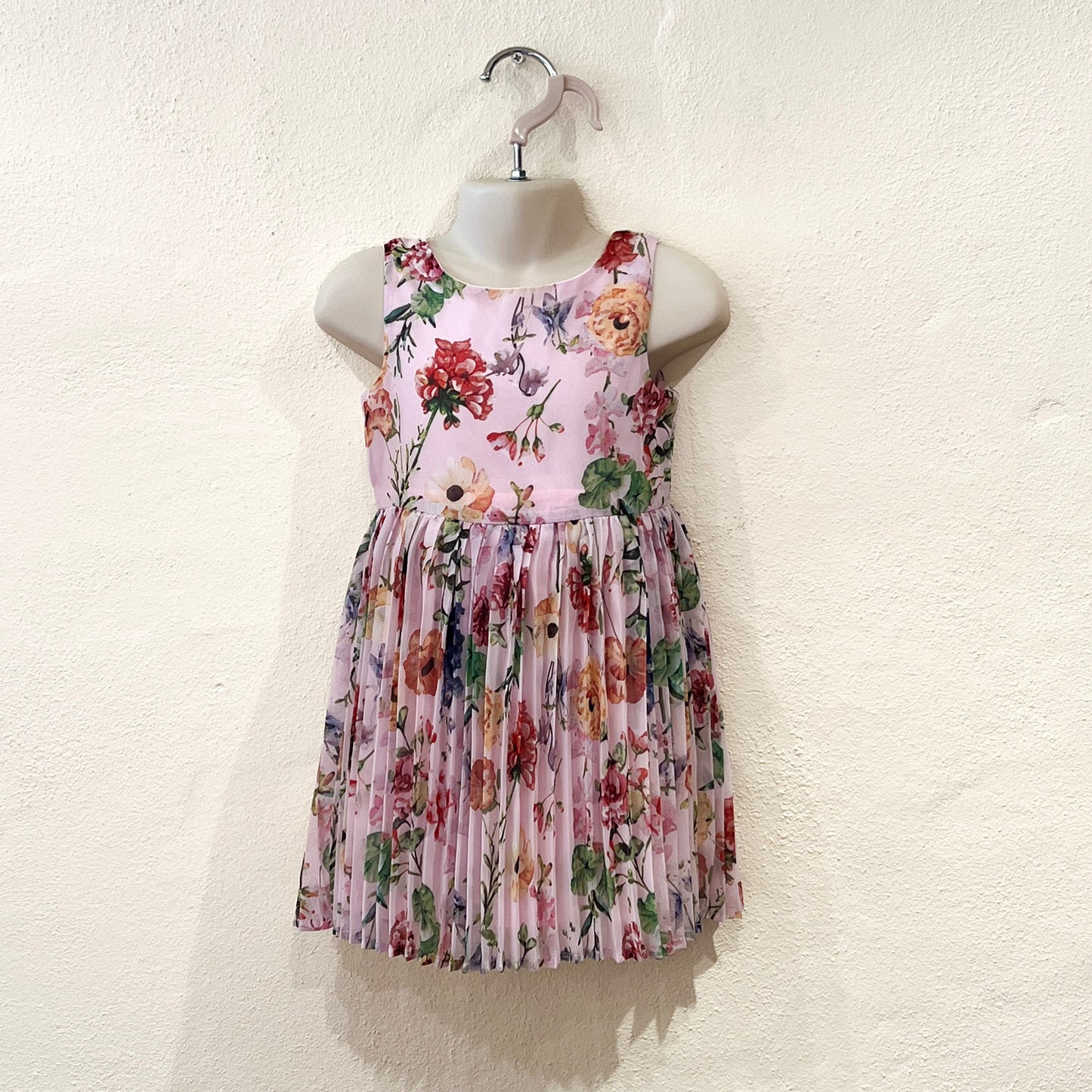 Pleated Floral Day Dress Size 2
