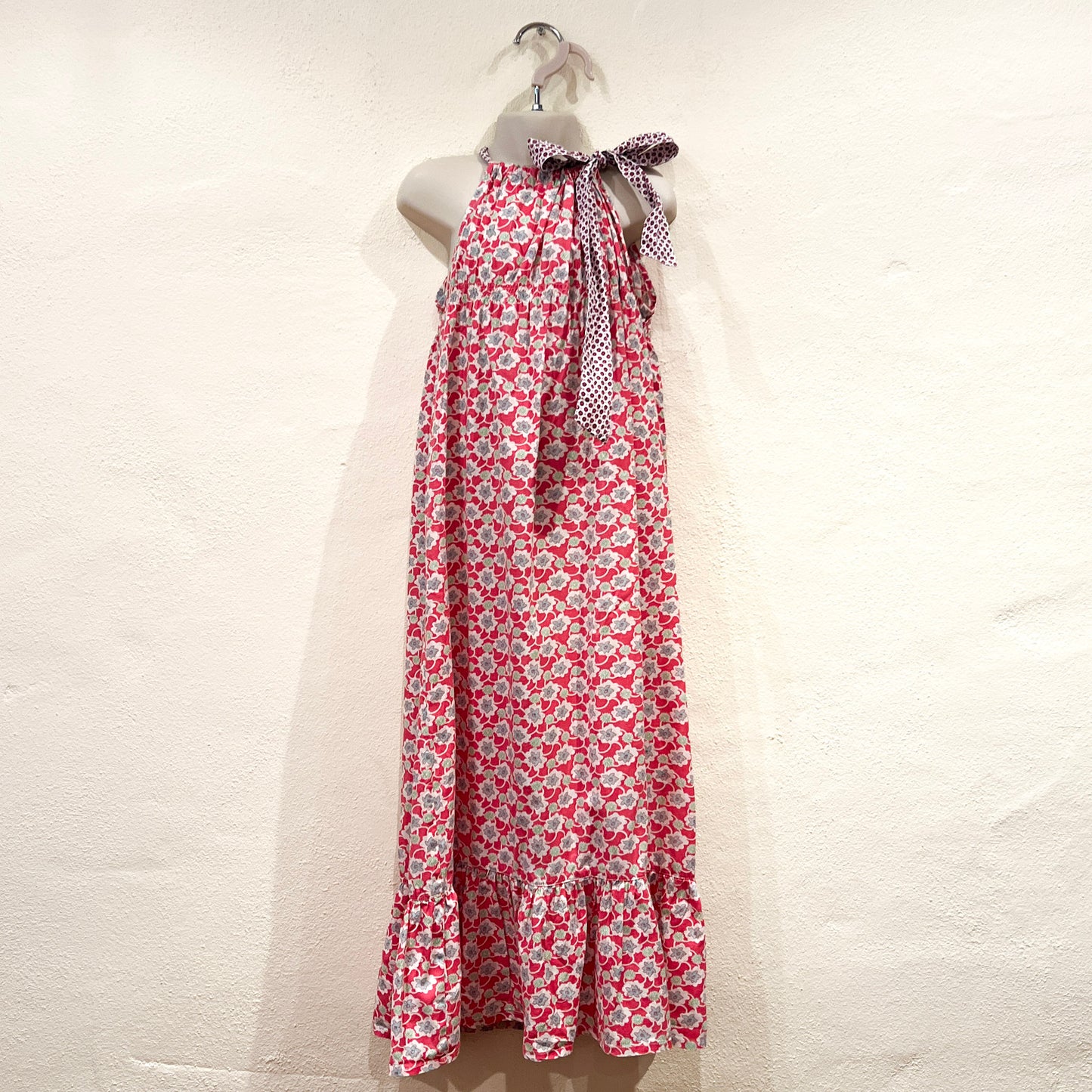 Floral Tie Neck Maxi Dress Size 9