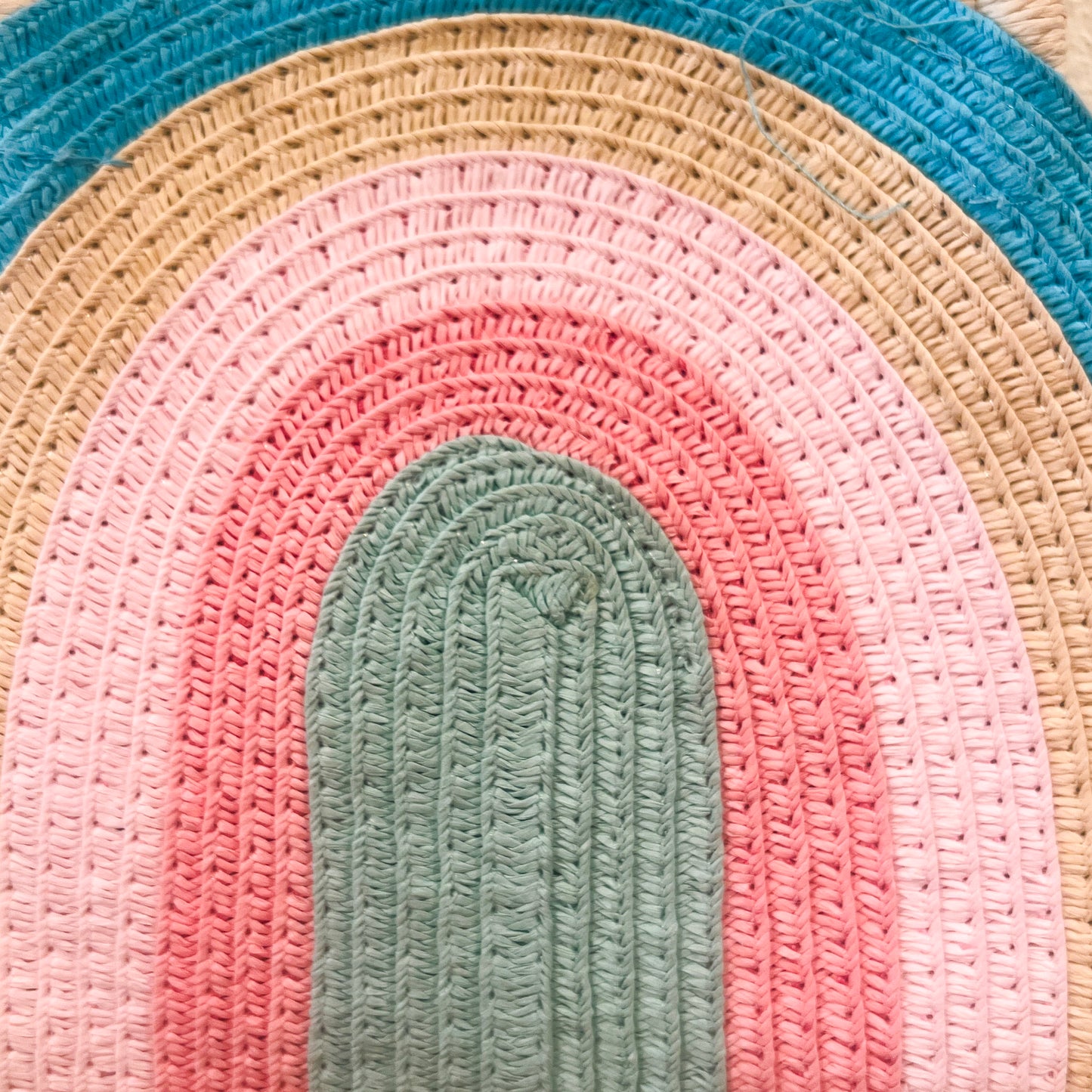 Rattan Rainbow Handbag