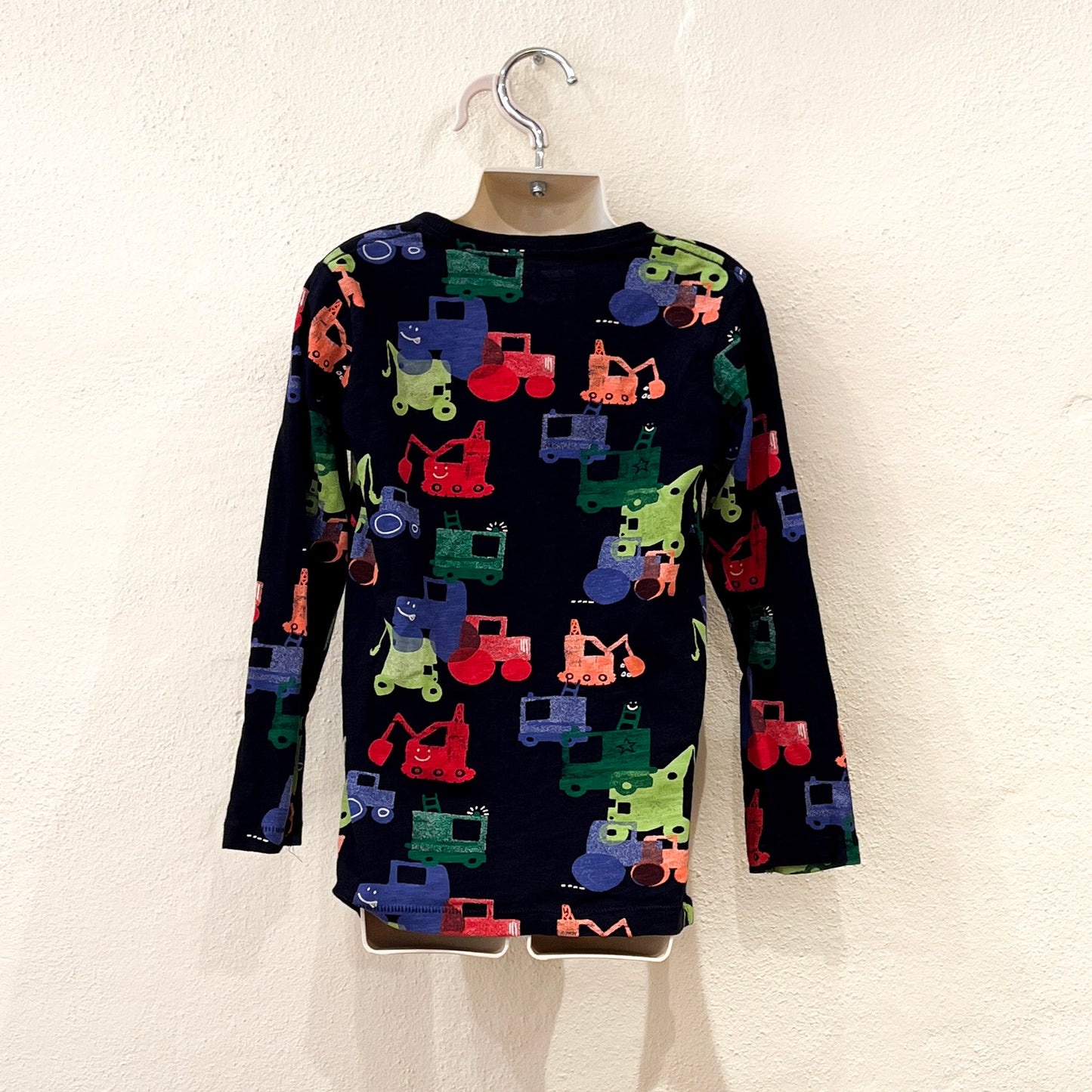 Tractor Print Long Sleeve Top Size 5-6 Years