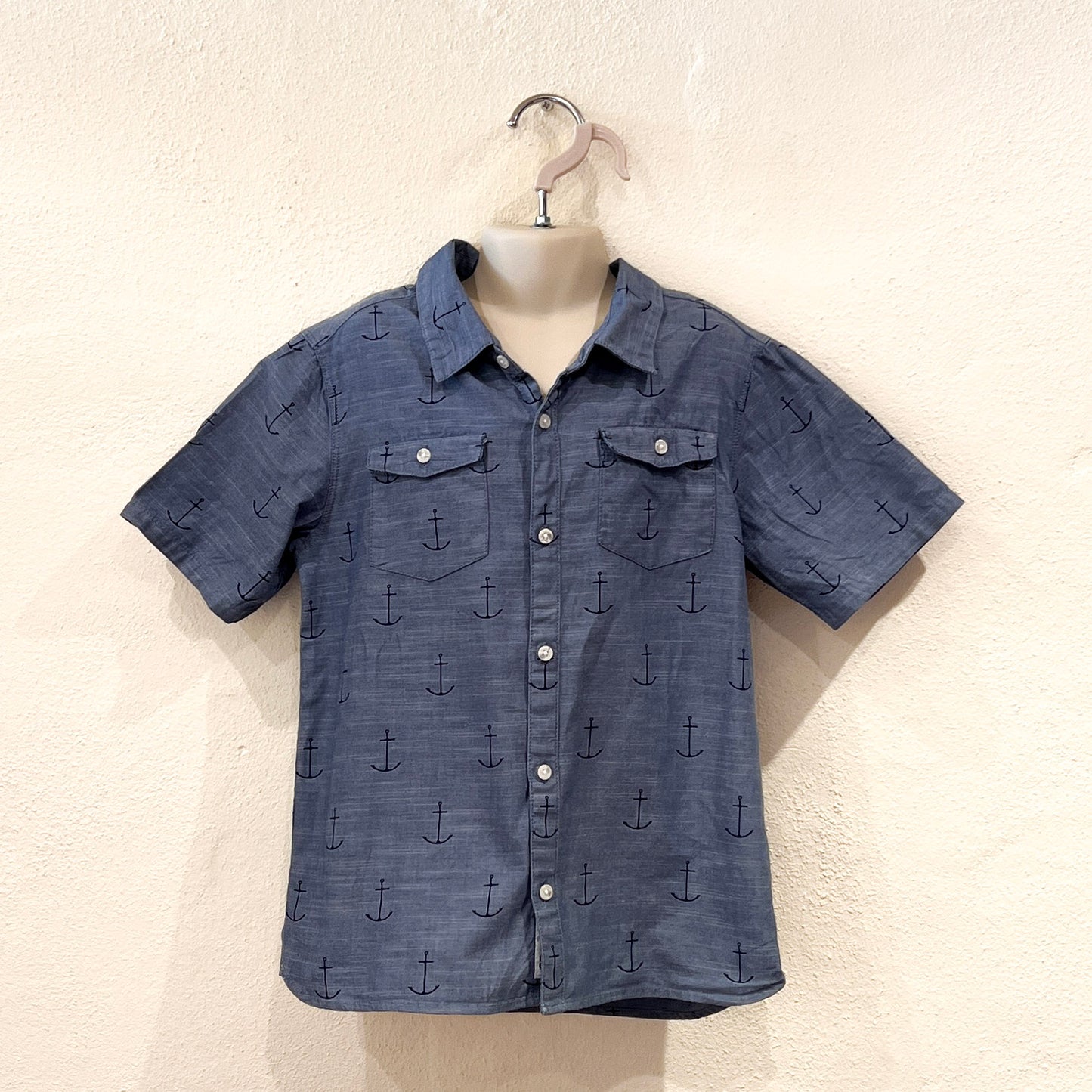 Anchor Print Shirt Size 8