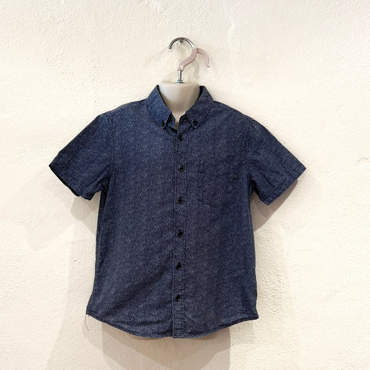 Print Button Down Shirt Size 7