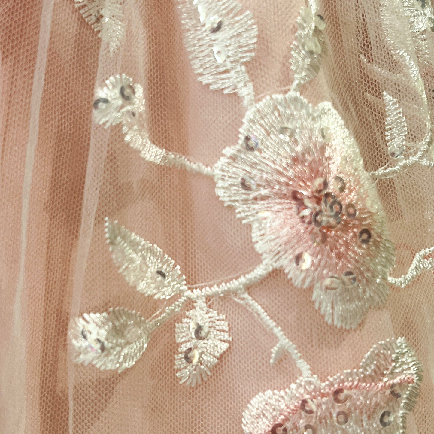 Embroidered Tulle Event Dress Size 3