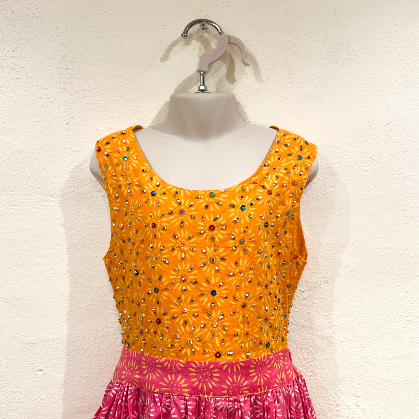 Batik Dye & Beaded Dress Size 10