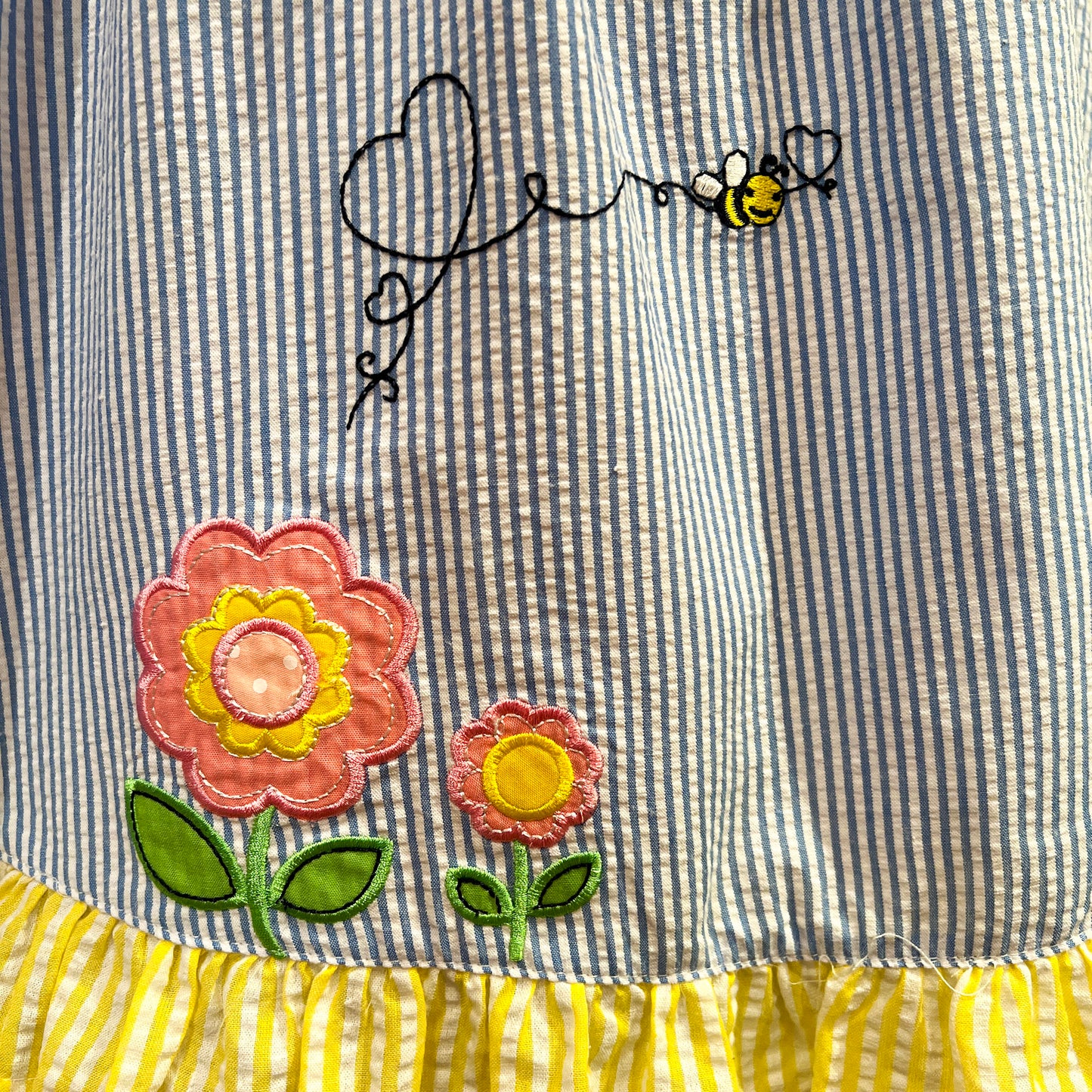 Embroidered Summer Dress Size 5