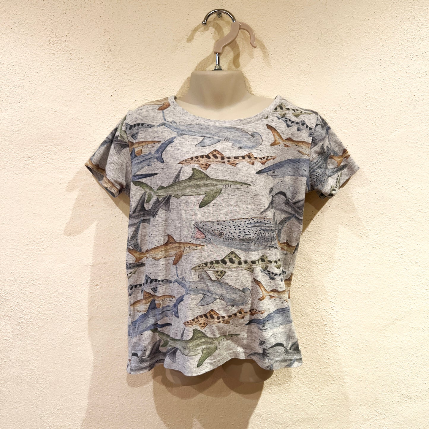 Shark Printed T-Shirt Size 7