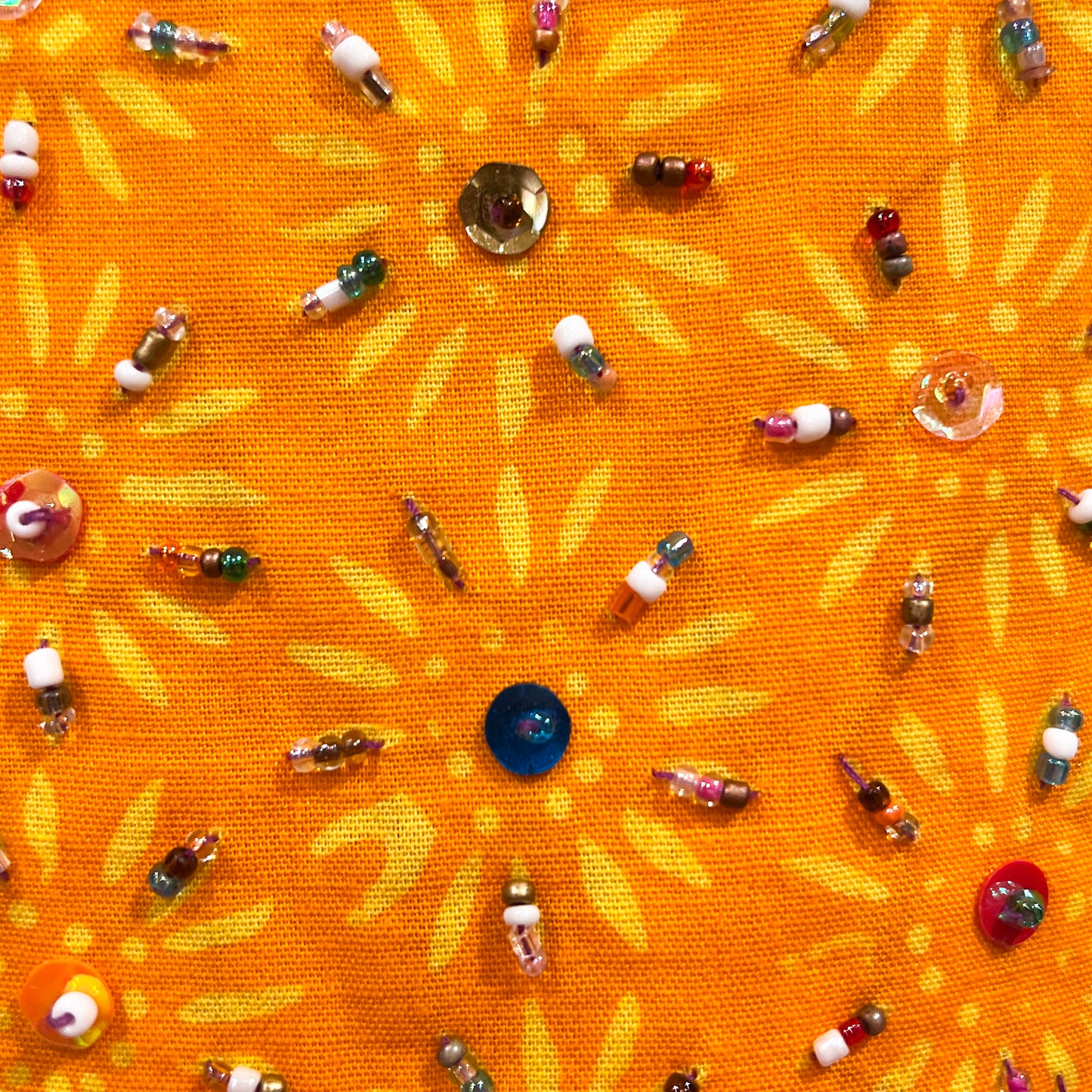 Batik Dye & Beaded Dress Size 10