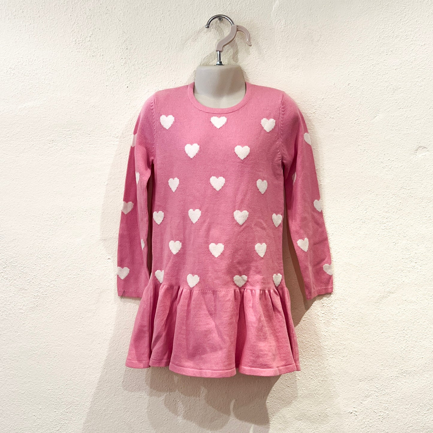 NWT Heart Pattern Knit Dress Size XS