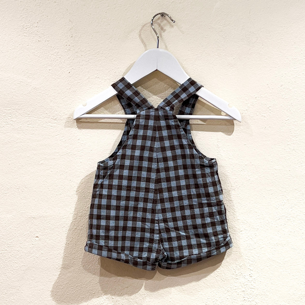 Gingham Short Overalls Size 000