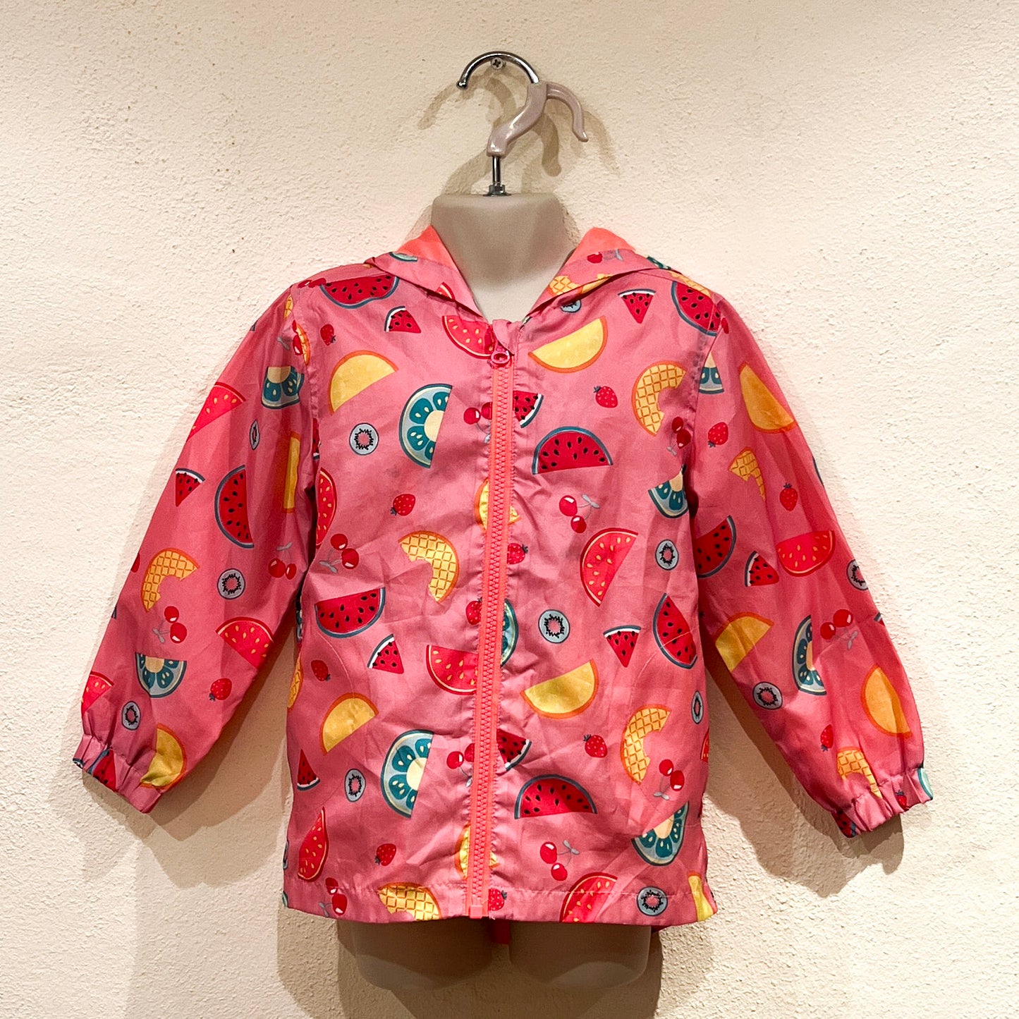Fruit Salad Rain Coat Size 3-4