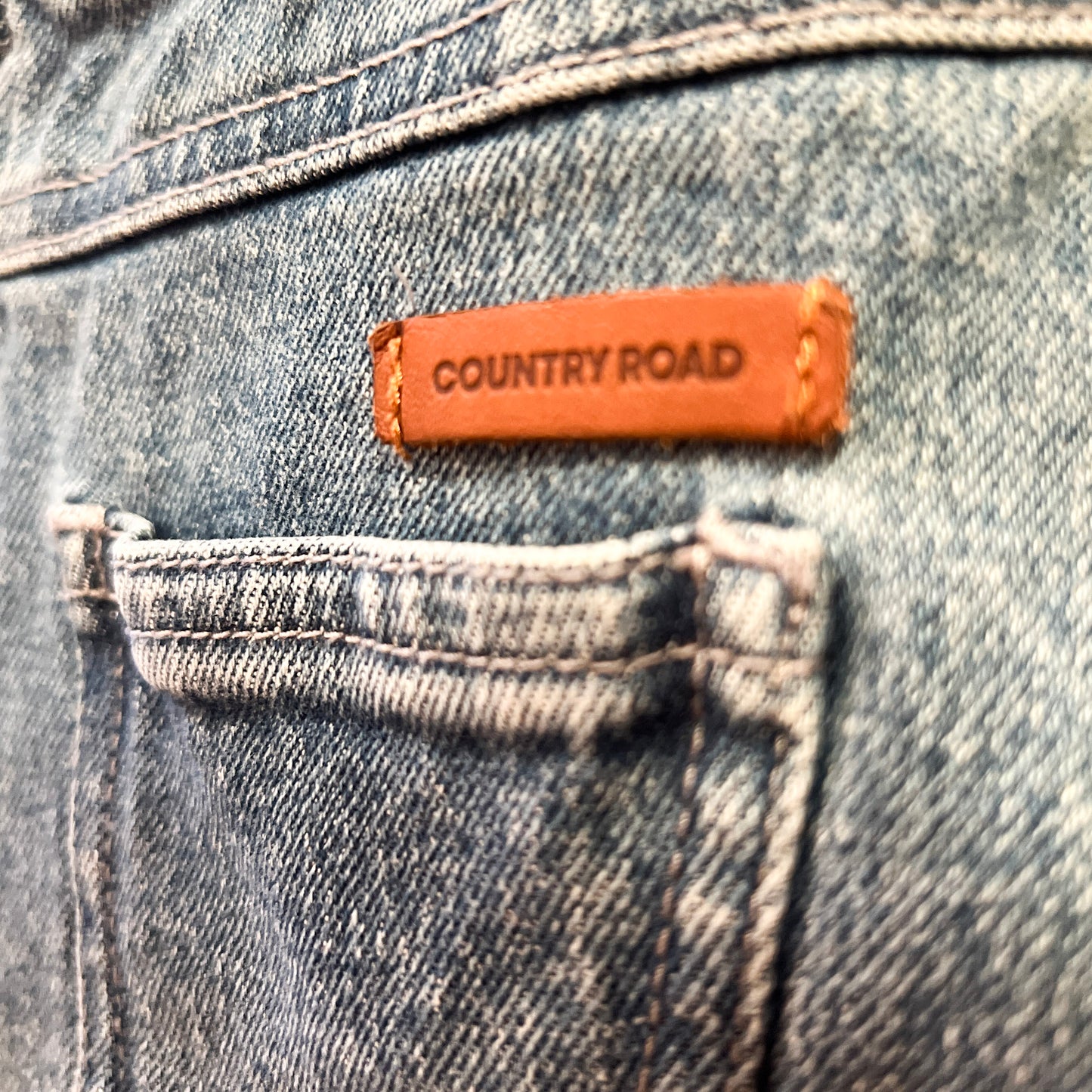 Ruffle Hem Denim Skirt Size 3