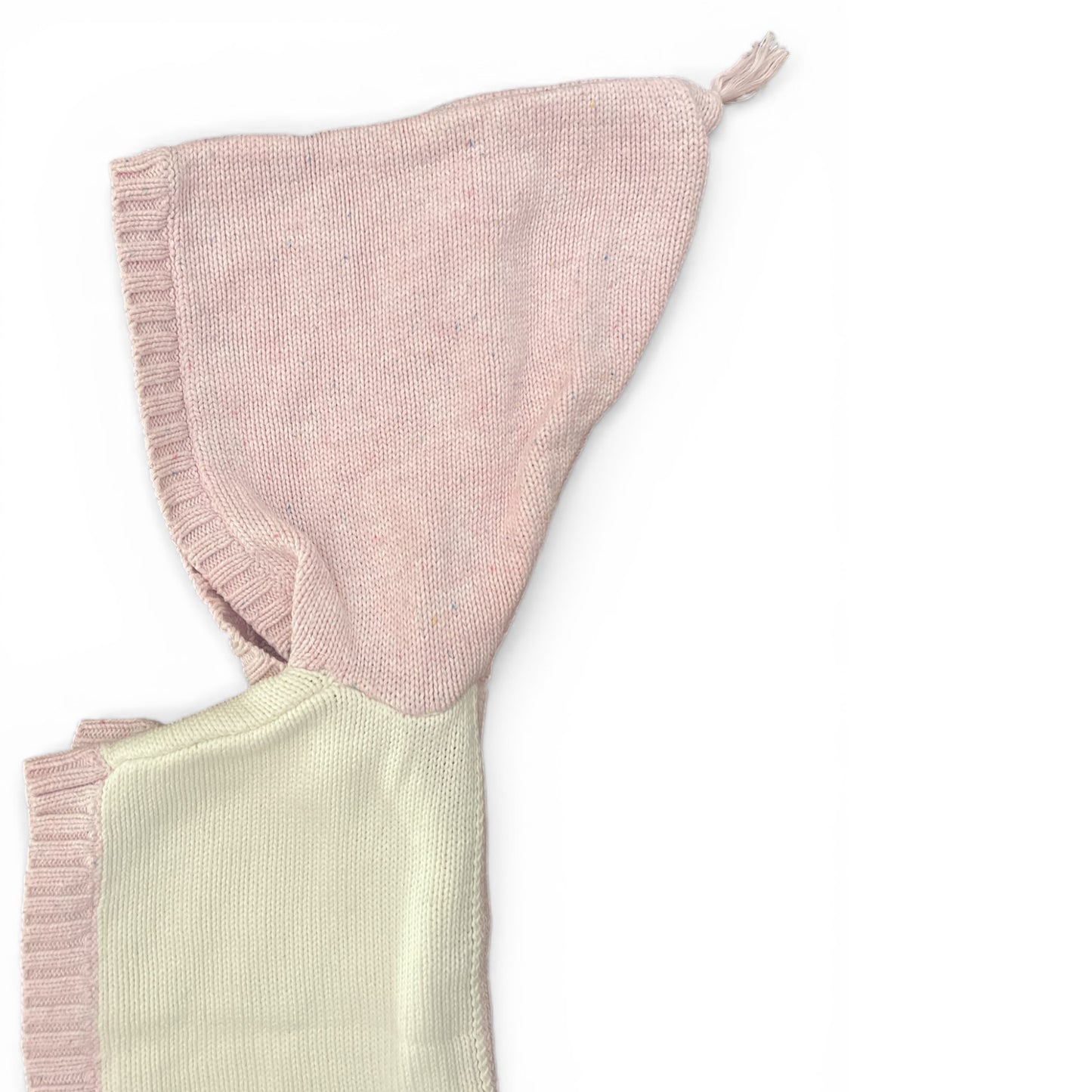 Hooded Knit Poncho Size M/L