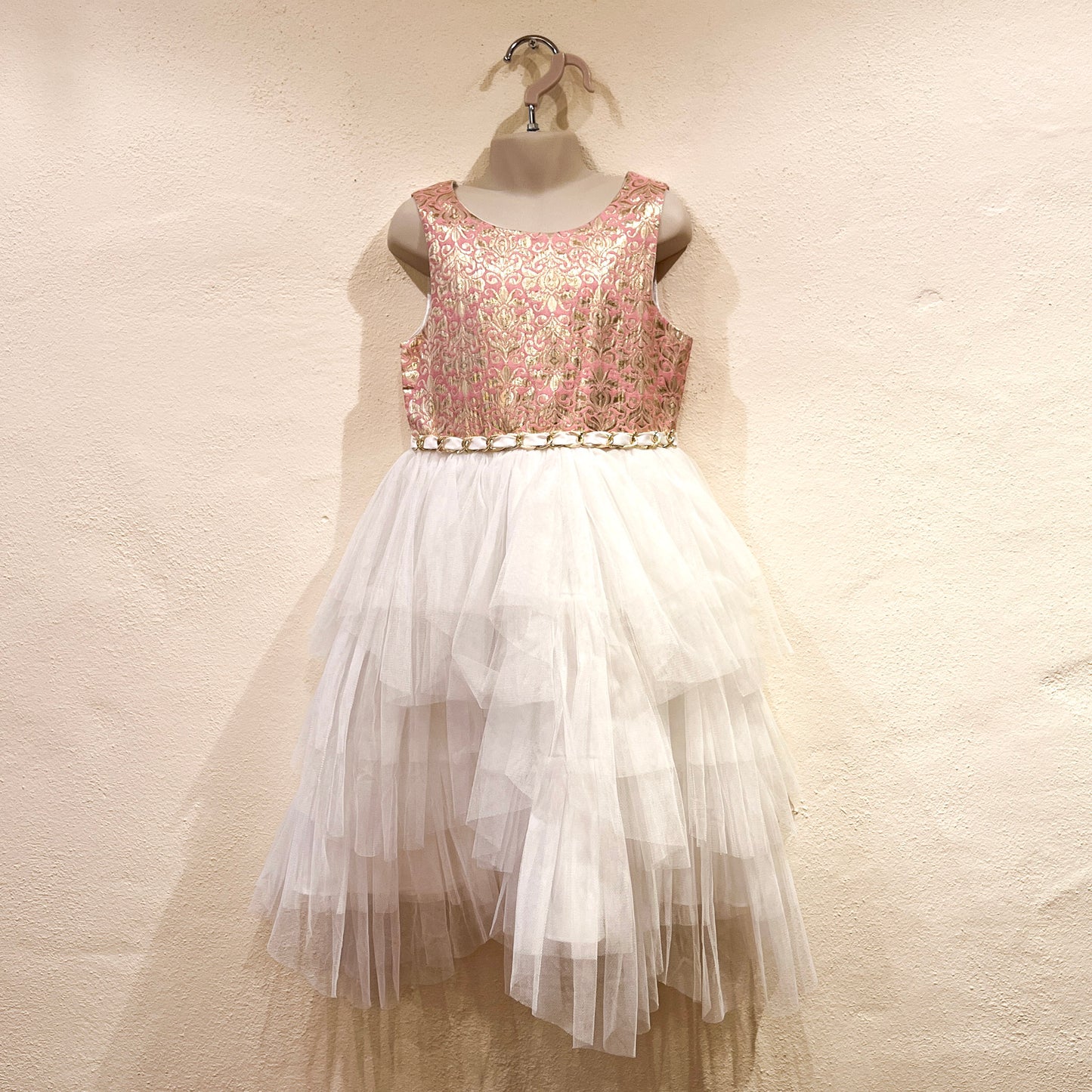 NWT Jacquard Tiered Tulle Dress Size 8