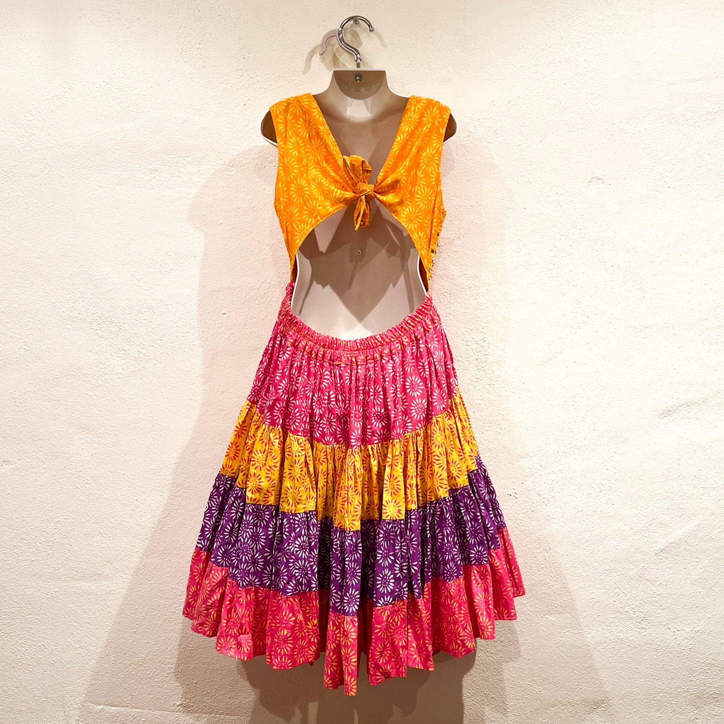 Batik Dye & Beaded Dress Size 10