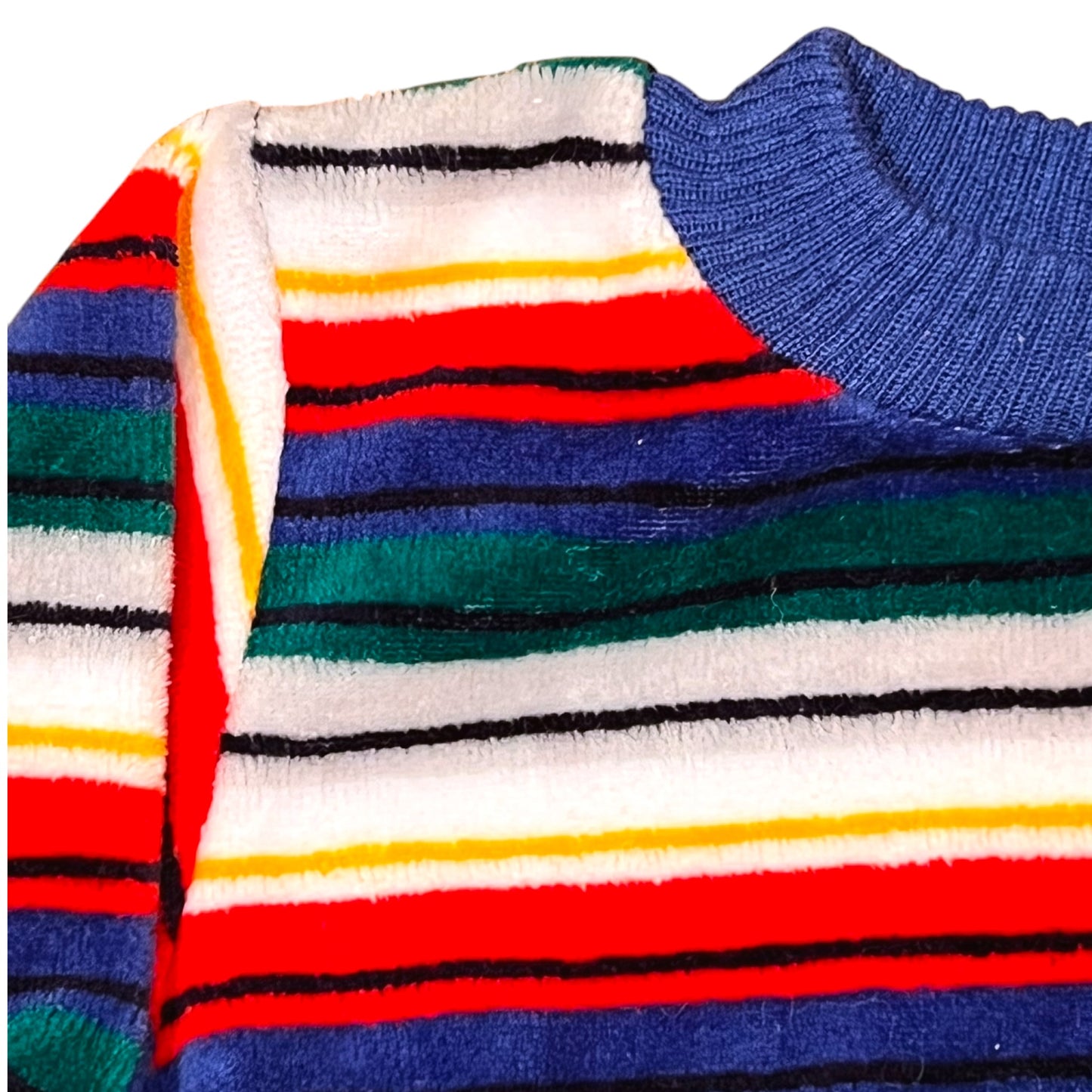 Terry Cloth Striped Sweater - Size 12m