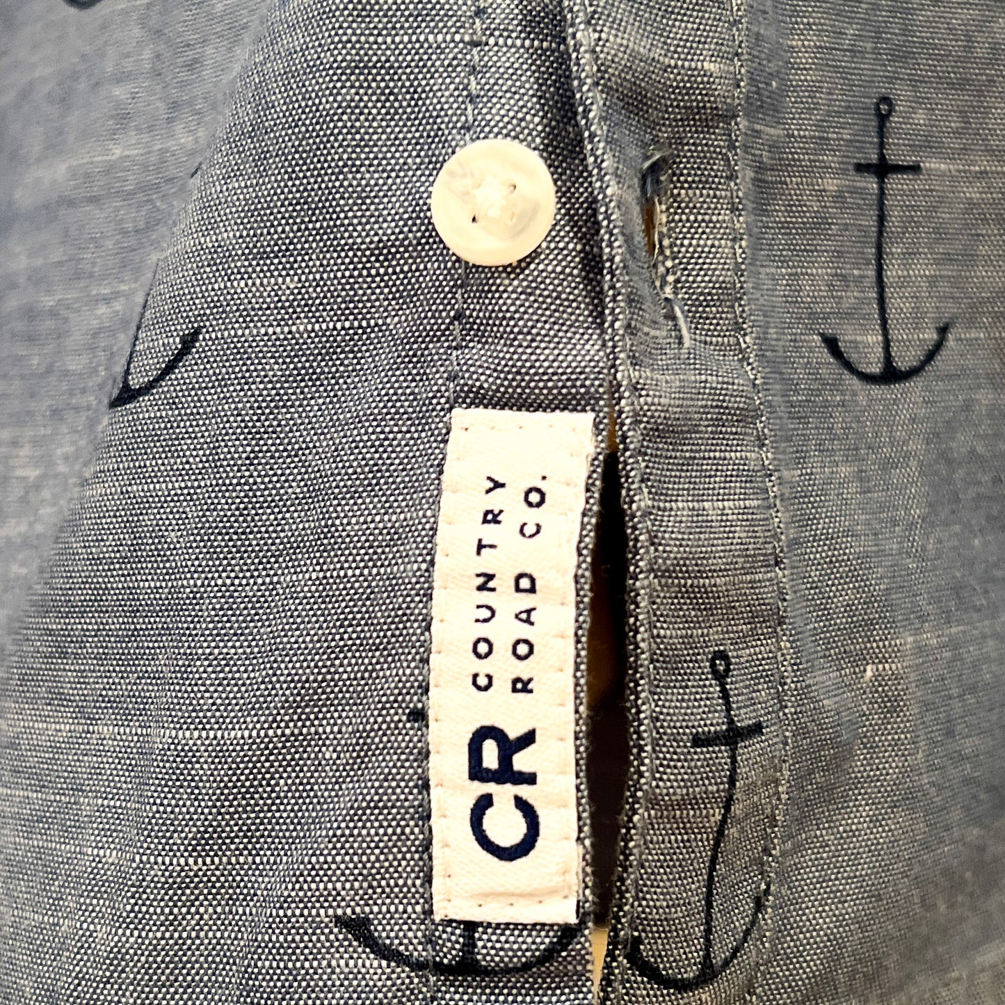 Anchor Print Shirt Size 8