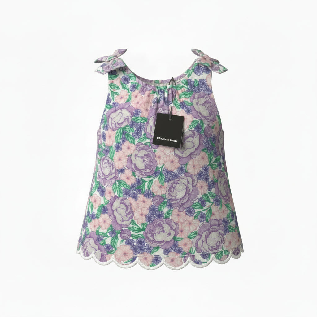 Preloved Floral Top by Country Road  New with Tags for Toddlers aged 12-18months, From Lottie Loves. 