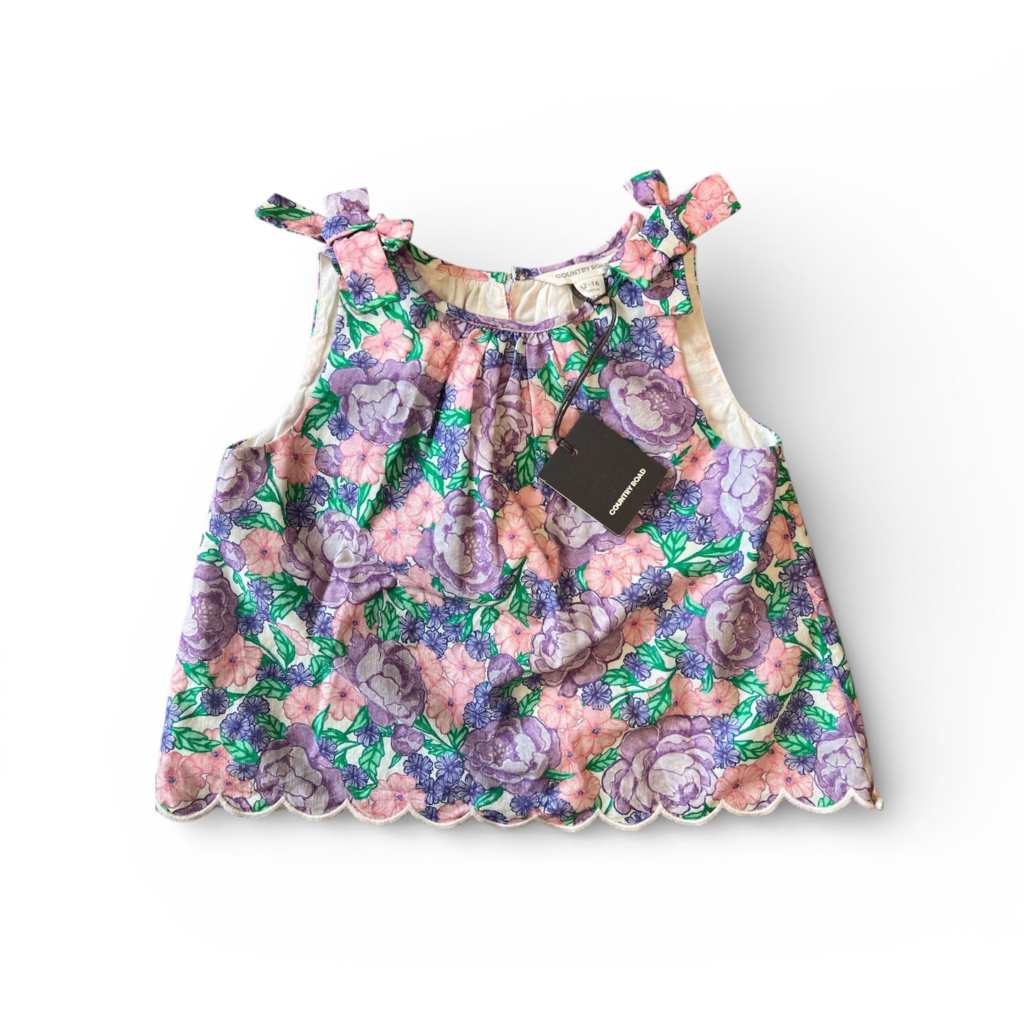 NWT Floral Top - Size 12-18 months