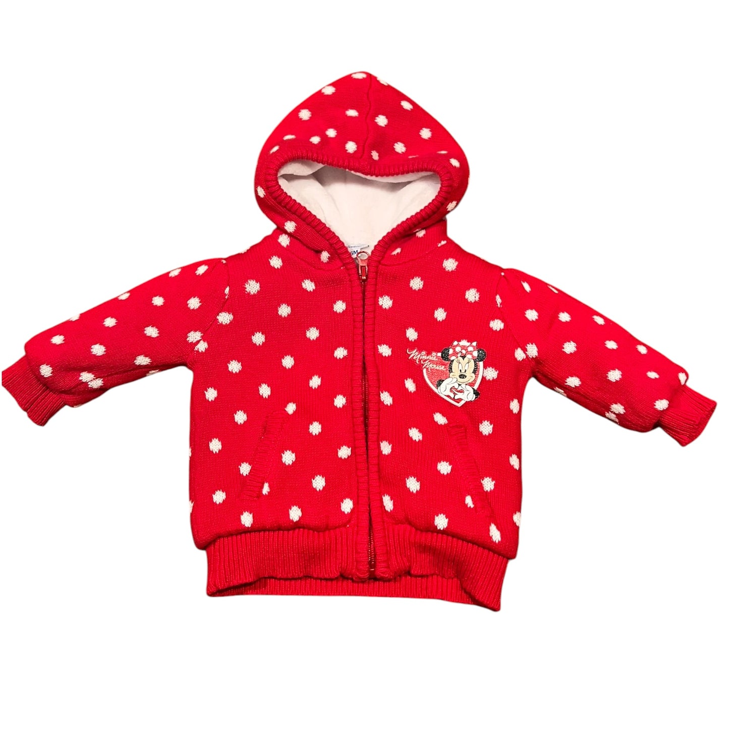 Minnie Mouse Knitted Jacket - Size 6 Months