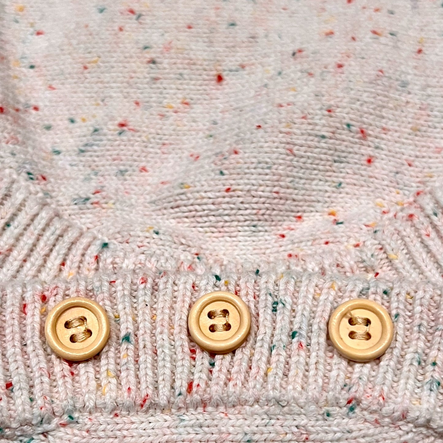 Fleck Knitted Bodysuit - Size Newborn