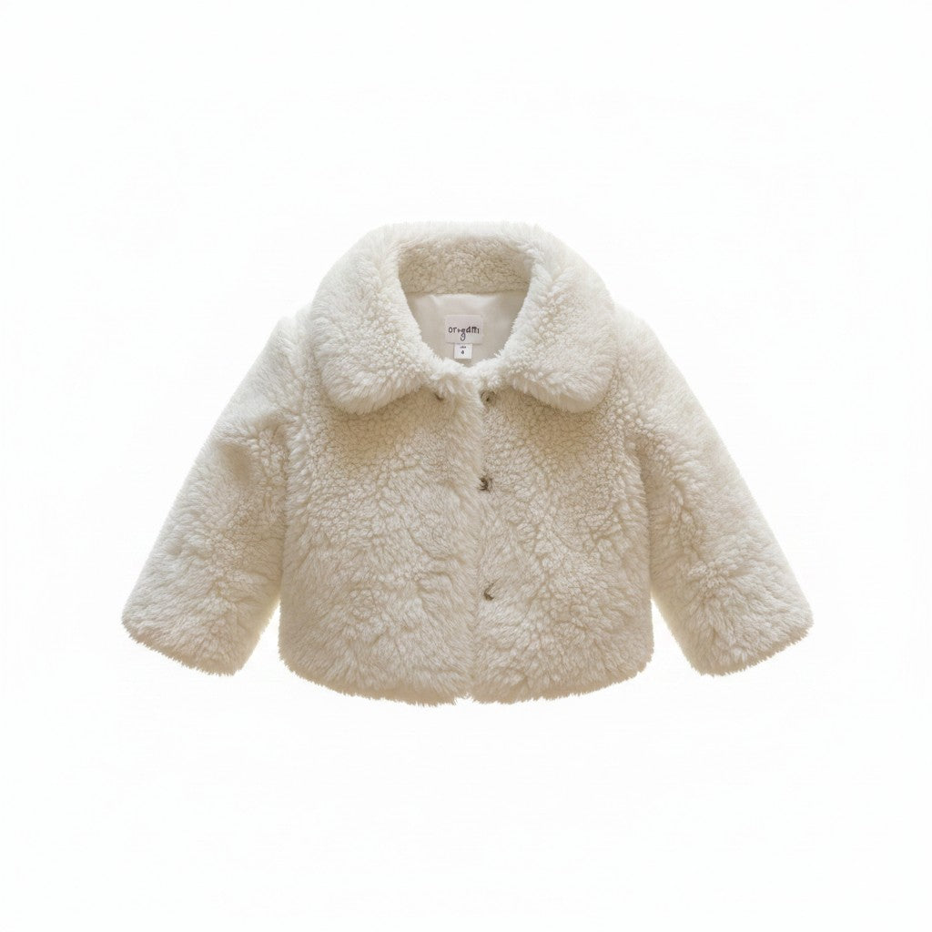 Faux Fur Jacket - Size 4