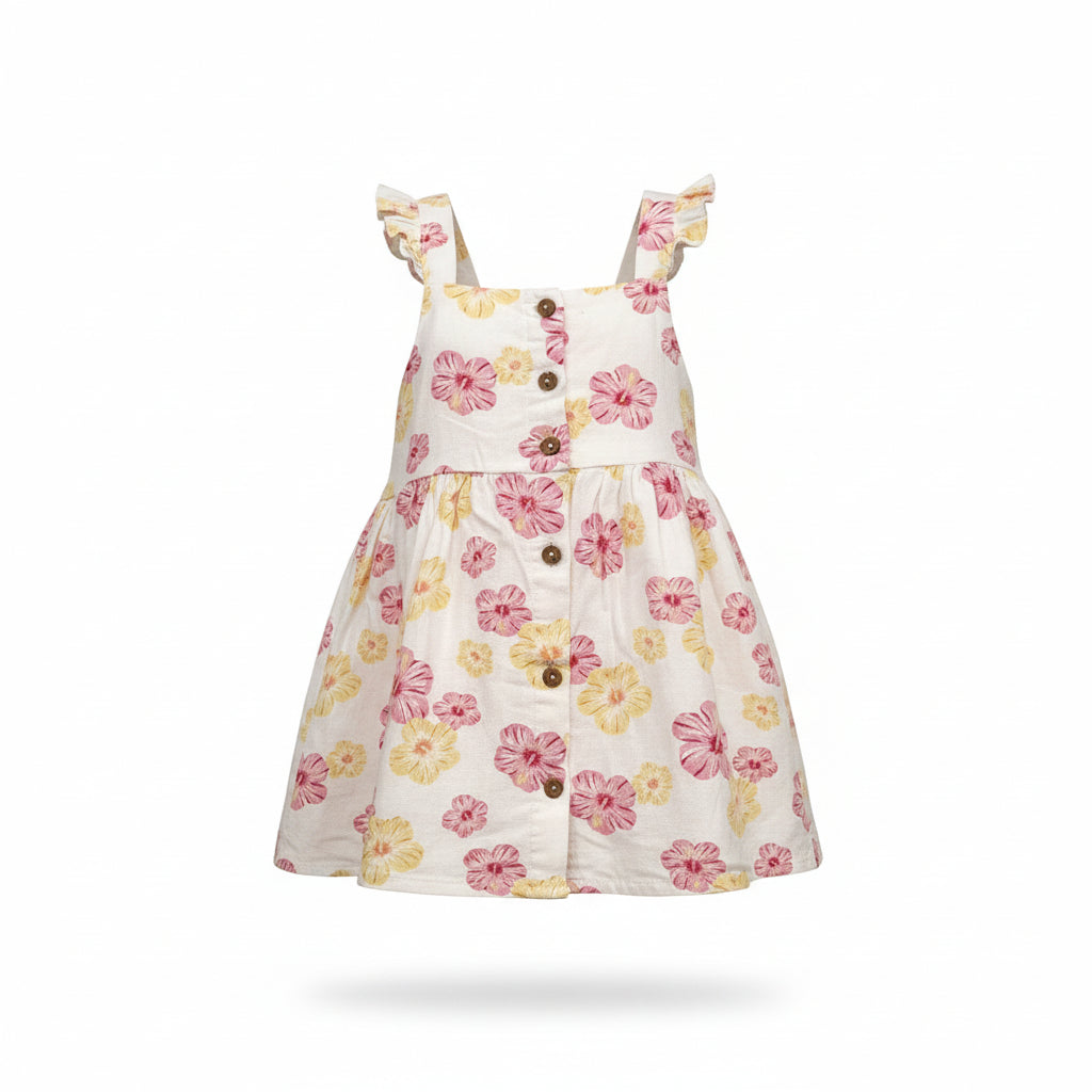 Preloved children’s clothing in Perth – baby linen floral dress from Lottie Loves

