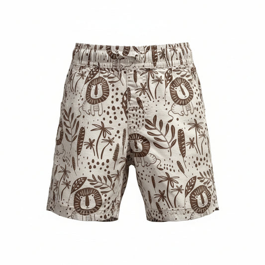 Preloved children’s clothing in Perth – Lion Print Boardshorts from Lottie Loves
