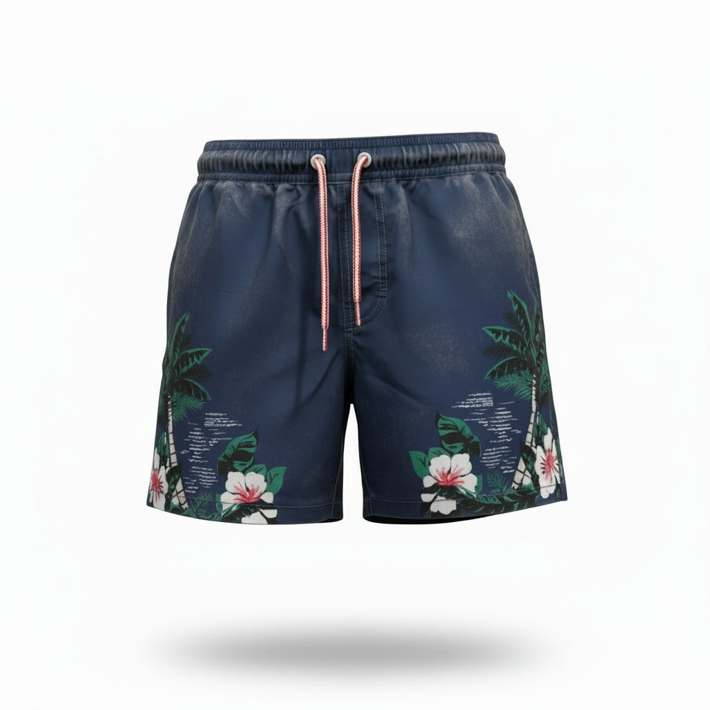 Preloved children’s clothing in Perth – baby Palm Print Boardshorts from Lottie Loves
