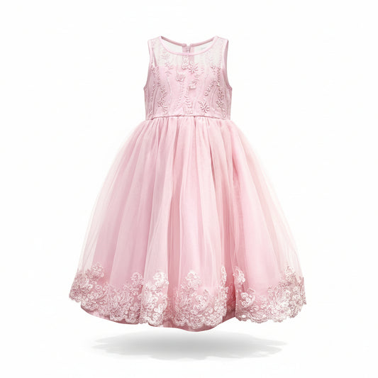 Preloved children’s clothing in Perth –Lace & Sequin Flower Girl Dress from Lottie Loves
