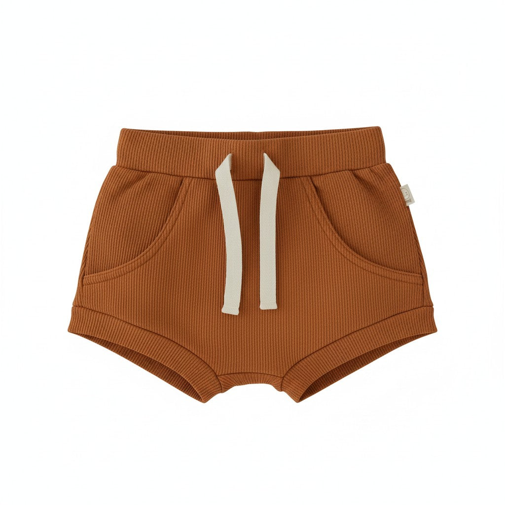 Preloved children’s clothing in Perth – Newborn Organic Shorts, by Snugglehunny from Lottie Loves
