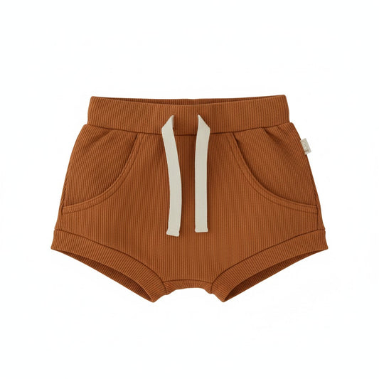 Preloved children’s clothing in Perth – Newborn Organic Shorts, by Snugglehunny from Lottie Loves
