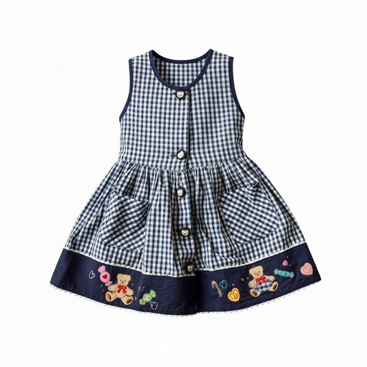 Preloved children’s clothing in Perth – baby vintage gingham dress from Lottie Loves