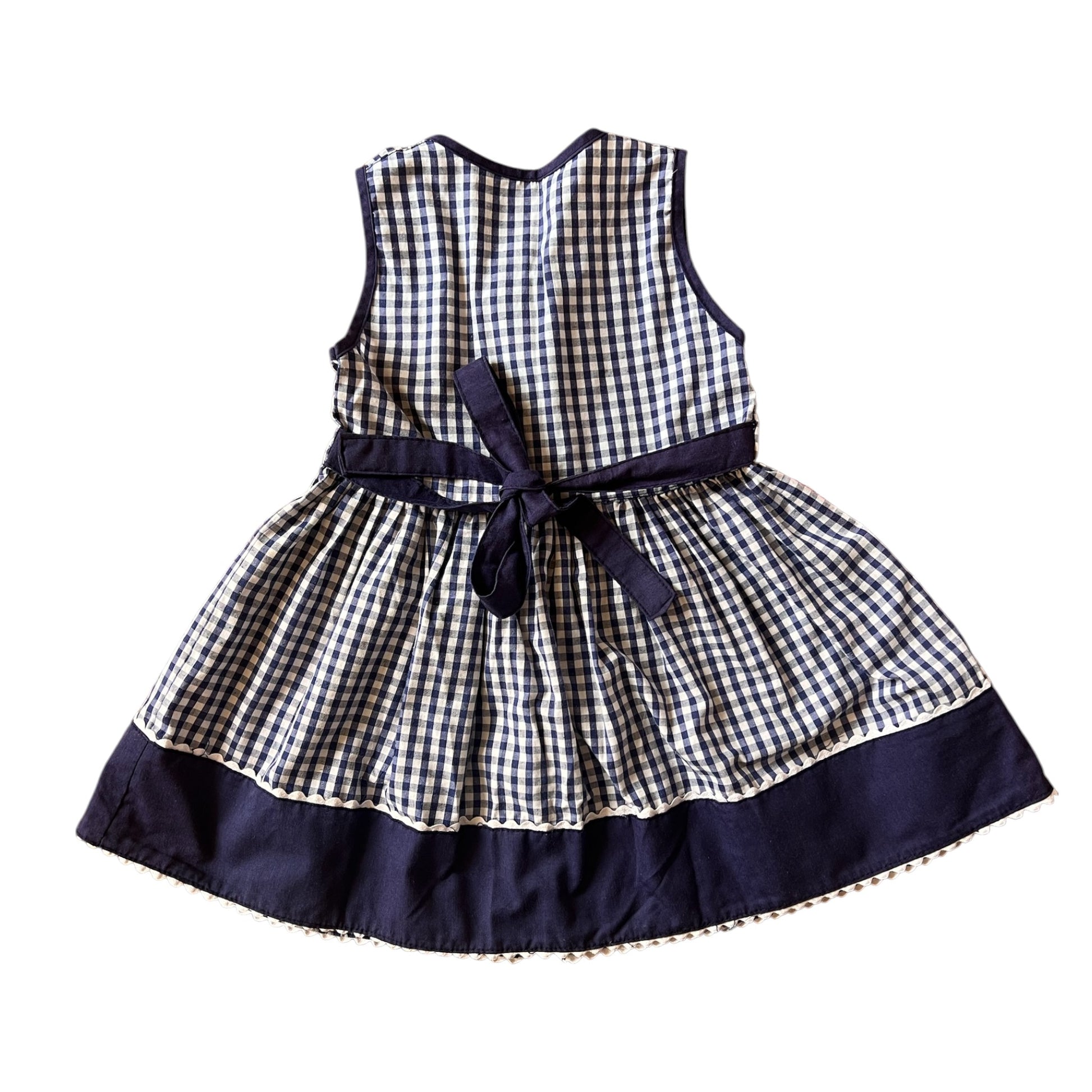 Preloved children’s clothing in Perth – baby vintage gingham dress from Lottie Loves