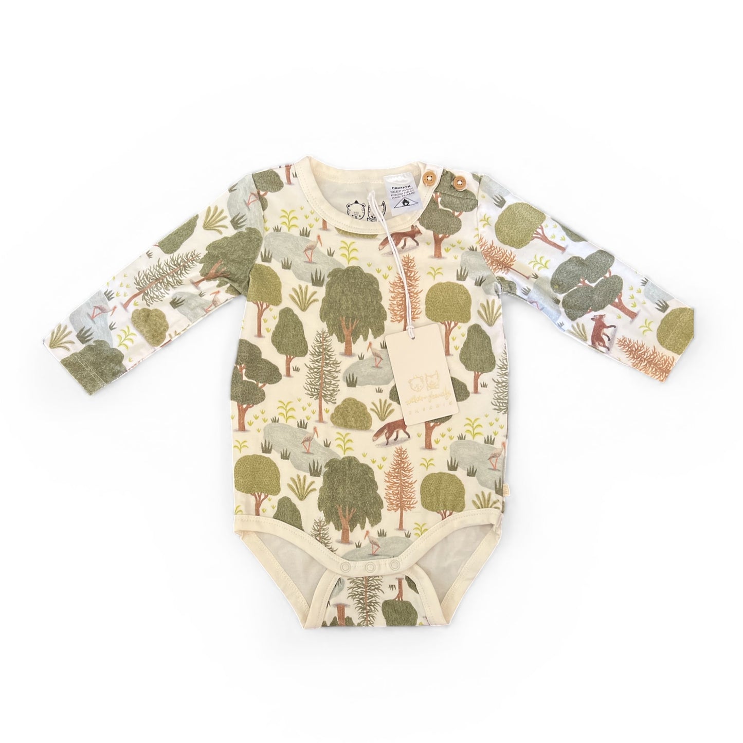 Preloved children’s clothing in Perth – Baby Wilson + Frenchy Little Trees Bodysuit from Lottie Loves