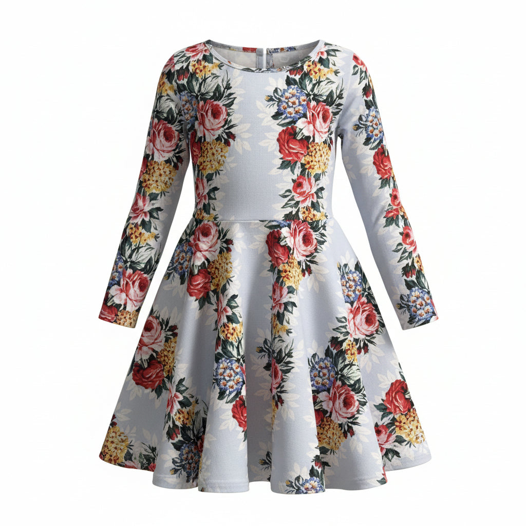 Rose Print Dress Size 6