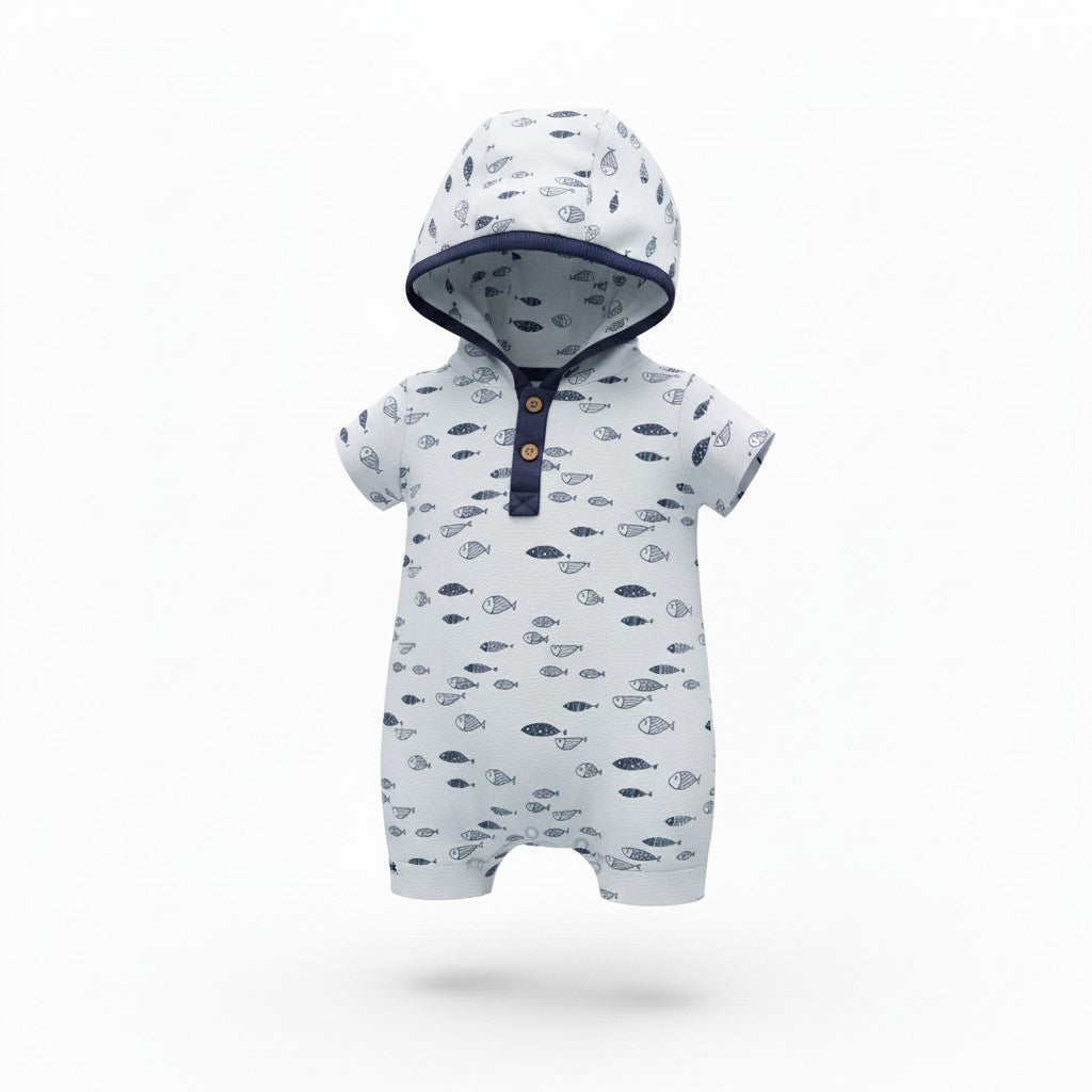 Hooded Short Suit - Size 000