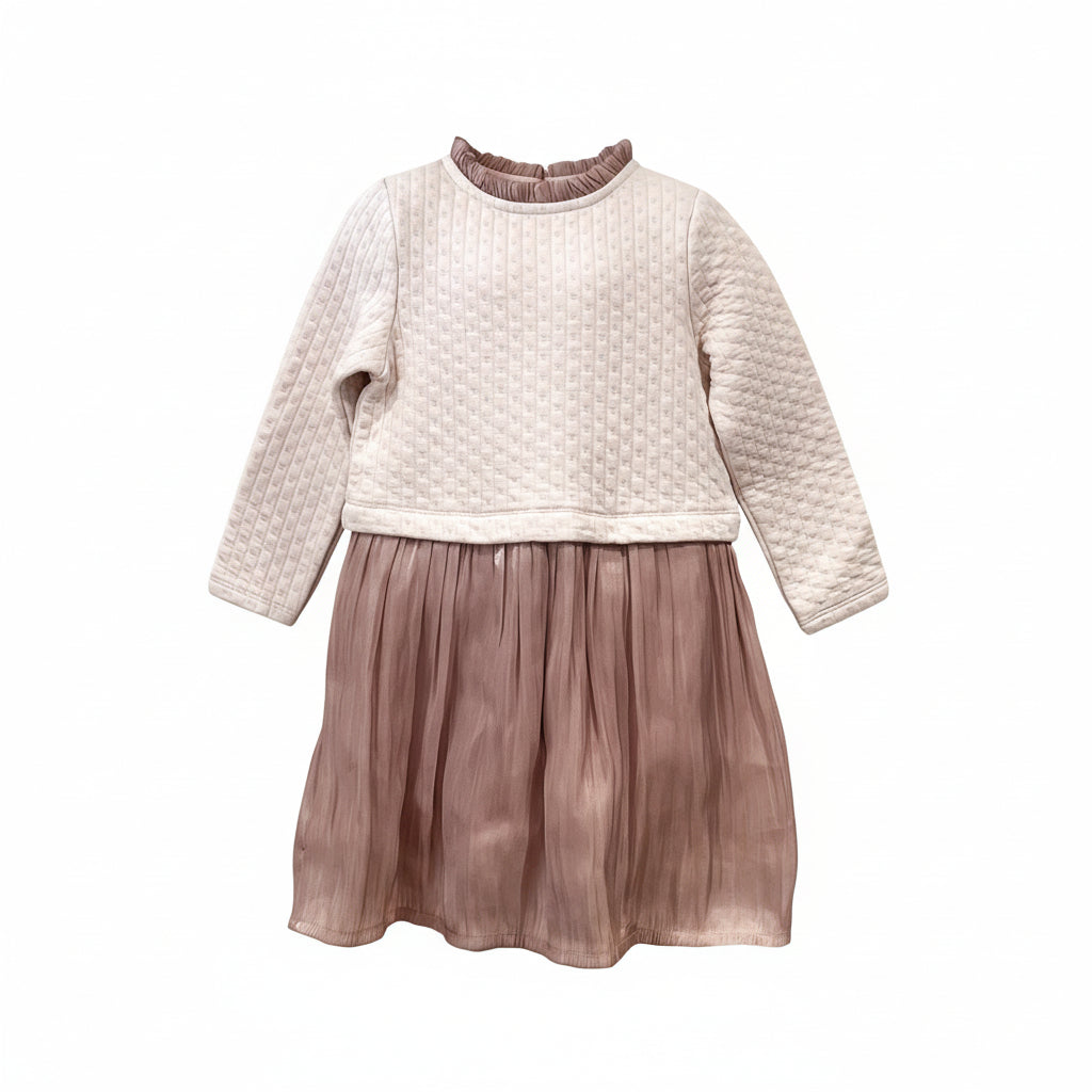 Quilted Long Sleeve Dress Size 4