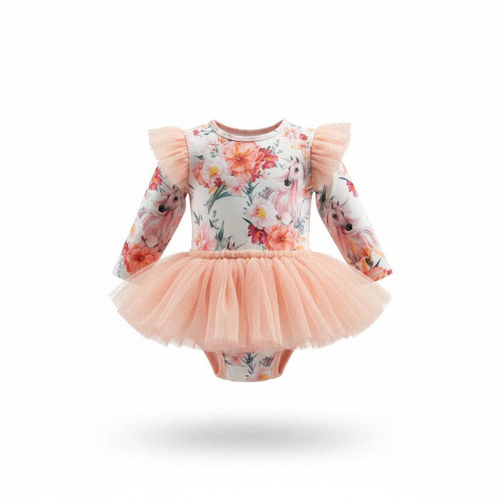 Unicorn Floral Circus Dress Size 0