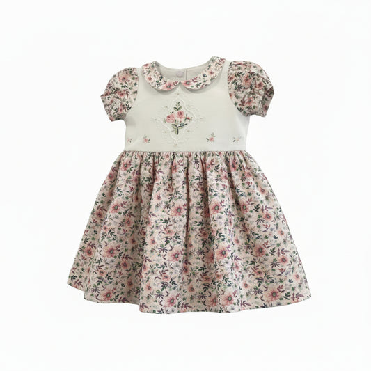 Vintage Floral Dress - Size 3