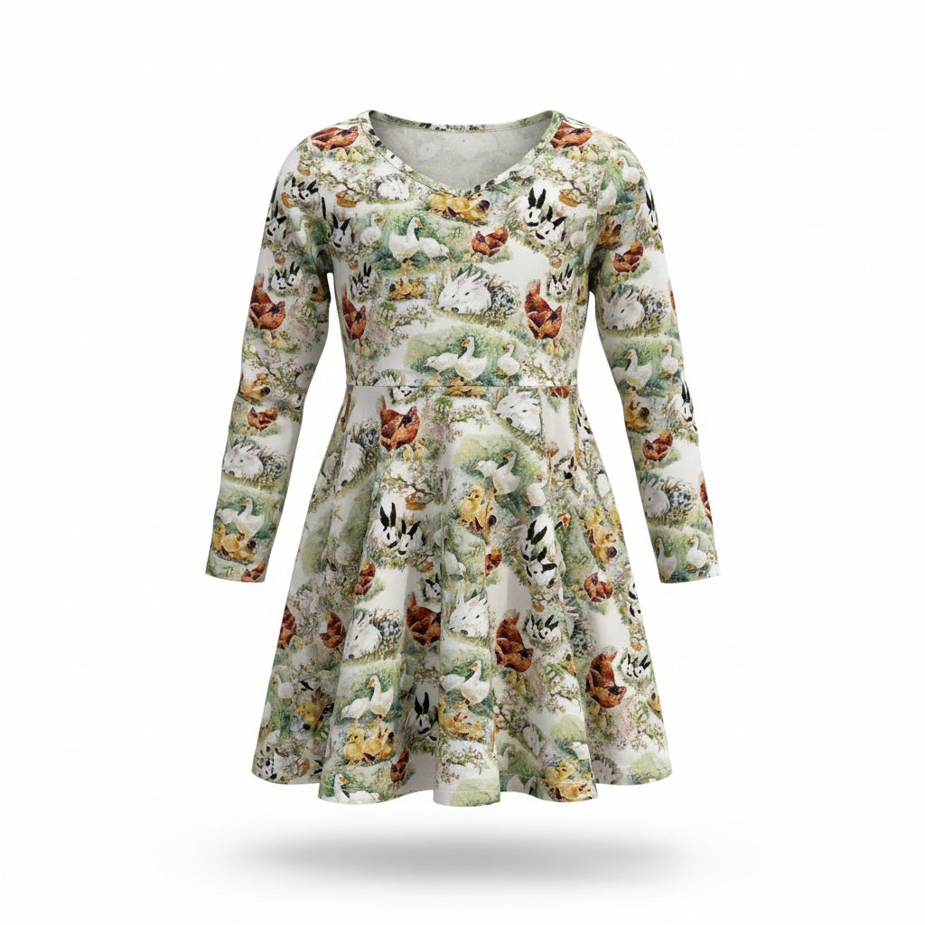 Baby Animal Print Dress Size 6