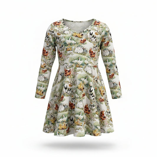 Baby Animal Print Dress Size 6