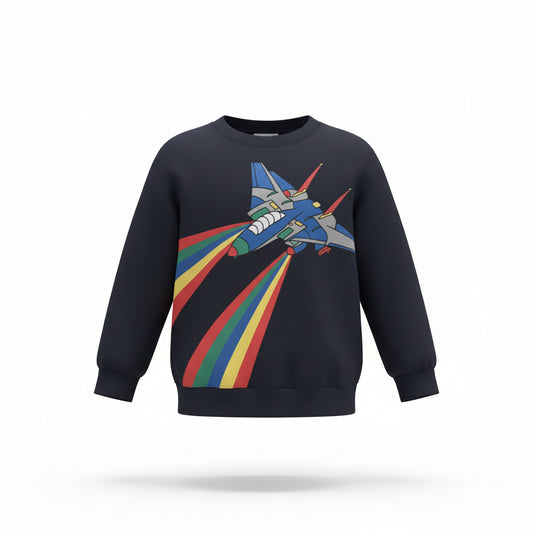 Rocket Ship Sweater Size 5