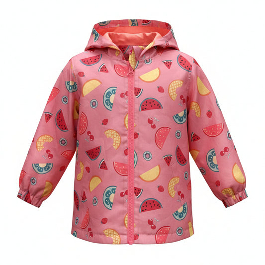 Fruit Salad Rain Coat Size 3-4
