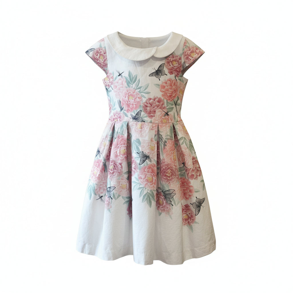 Floral Print Dress Size 10 Yrs