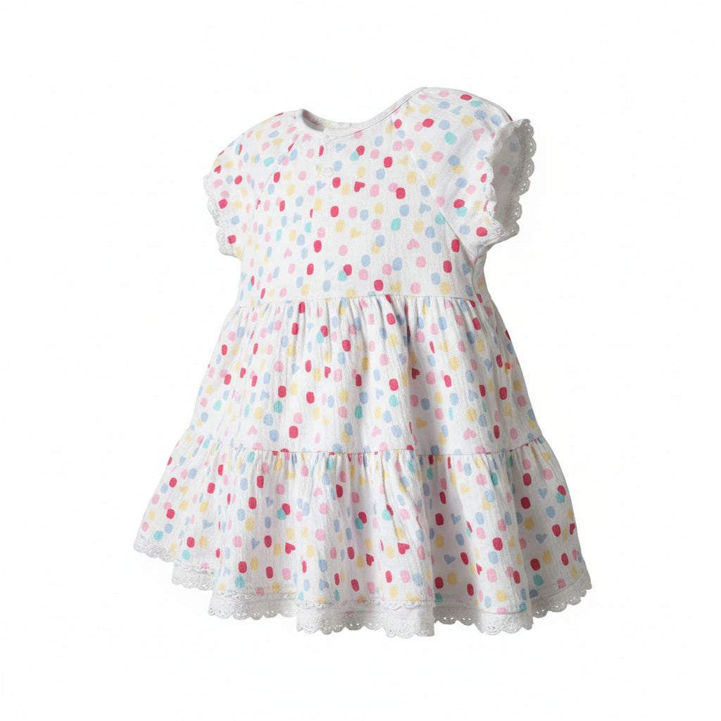 Lace Trim Dress - Size 1